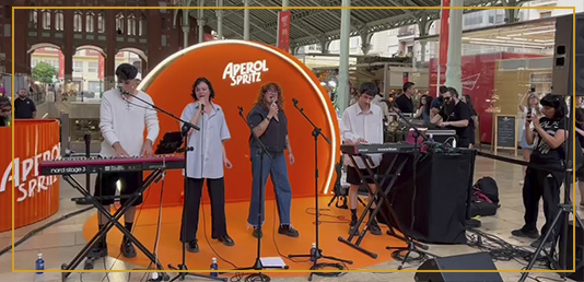 APEROL LLEVA LA MÚSICA AL TARDEO DE LOS MERCADOS